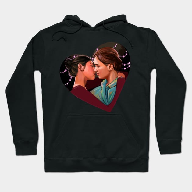 Dina And Ellie ( The Last of Us 2 ) Hoodie by artbysavi